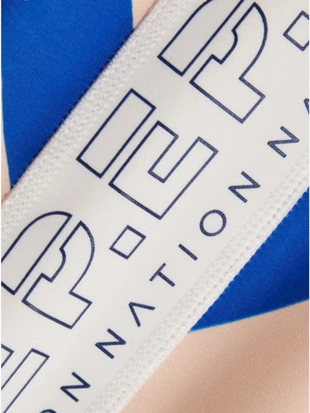 P.E Nation Blue & White Branded Boxer Brief